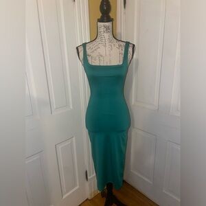 Sincerely Jules Teal Midi Dress